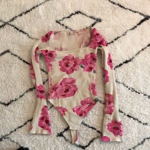 Free People Intimately Long Sleeve Bodysuit